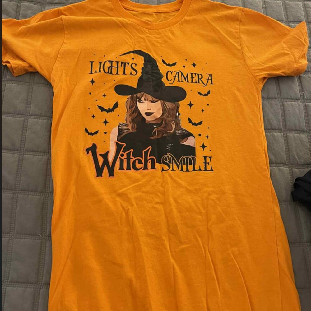 BUNDLE: Two Women's Halloween Shirts Size medium - Picture 2 of 3